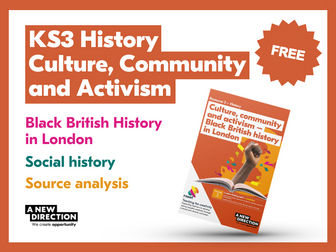 KS3 History - Teaching for Creativity - Black British History in London - FREE