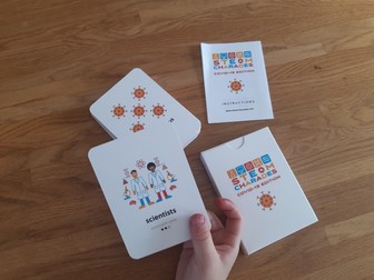 Help children learn about Coronavirus & Covid. STEM Charades. Educational Game Cards.