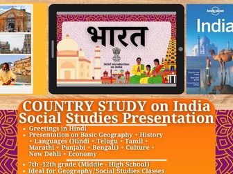 Country Study Presentation on India - South Asia