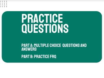 AP Biology Unit 8: Ecology Exam Practice