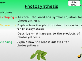 Activate KS3 Photosynthesis