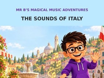 Mr B's Sounds of Italy Activity Pack