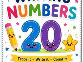 Numbers Tracing 1–20 | Preschool & Kindergarten