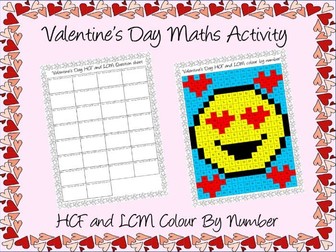 Valentine's Day Maths HCF & LCM