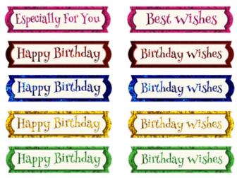 Birthday Sentiments