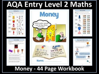 Money AQA Entry Level 2 Maths