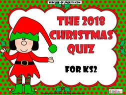 The BIG 2018 Christmas Quiz for KS2 by Online_Teaching_Resources | Teaching Resources