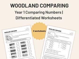 Comparing Numbers Year 1 Worksheets