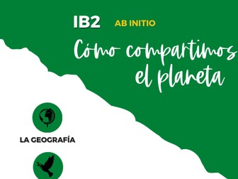 Spanish Vocabulary List Sharing The Planet IB2 - Ab Initio