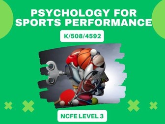 NCFE Sport Level 3 - Psychology for Sports Performance