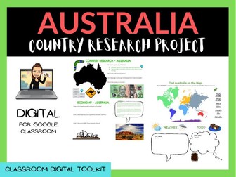 AUSTRALIA - Country Research Project (Google Slides™)