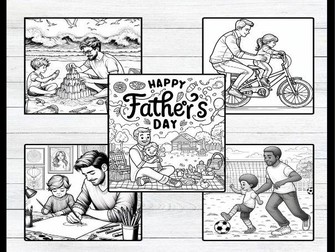 Magical Moments - Father's Day Coloring Pages
