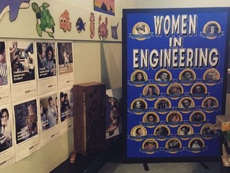 Women in Engineering Display STEM