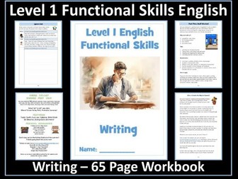 English Functional Skills - Level 1 - Writing Workbook