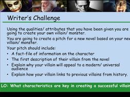 KS3 Villains and Monsters ppt