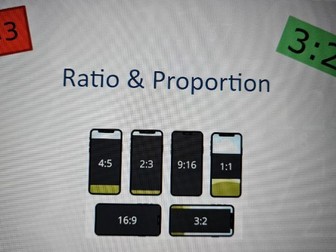Ratio and Proportion Introduction PPT and card match game SEND Functional Skills