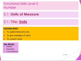 Functional Skills Maths Level 2