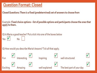 Questionnaires Research Methods Lesson 8 AQA Psychology PowerPoint