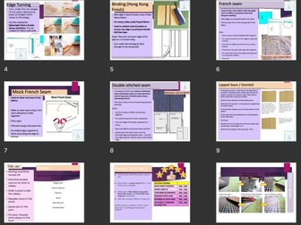 Seam Finishes with visual steps and videos