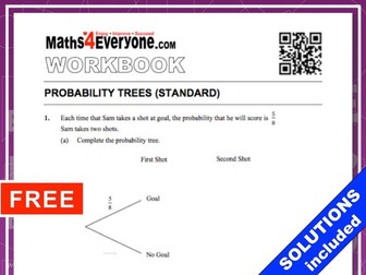Probability Trees (Workbook with Solutions)