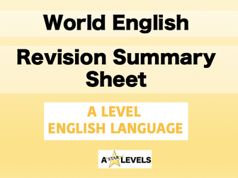 World English Revision Notes