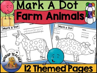 Farm Animal Dot Dauber Set
