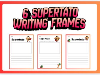 Supertato Writing Frames