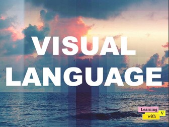 Visual Language for Photography Lesson with Examples and Activities.