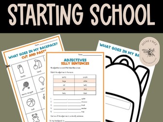 Starting School - Jane Godwin | Worksheets & Activities | Book Companion