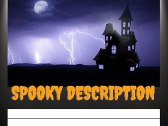 Spooky Setting Description Worksheet