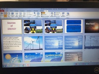 WIND POWER powerpoint - new AQA D&T Design and Technology GCSE syllabus