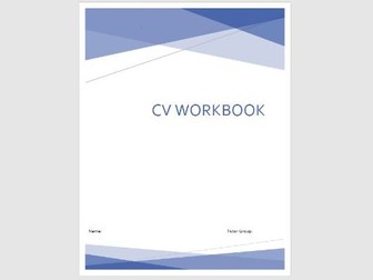 CV Workbook & CV Template