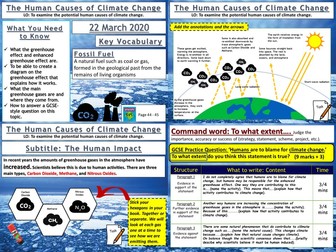 Climate Change: The Human Causes of Climate Change
