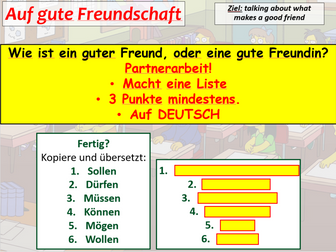 COMPLETE STIMMT HIGHER - module 3 unit 1 - AUF GUTE FREUNDSCHAFT