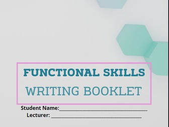 Functional Skills Writing Revision Booklet
