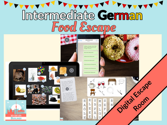 German food escape room - Find the recipe spy