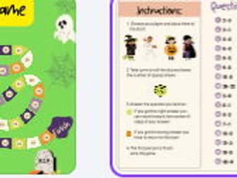 Halloween MATHS game all operations