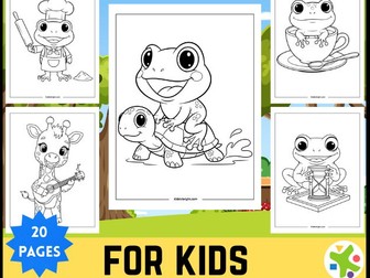 Frog Colouring Sheets – Cute Pond Animal Printables for EYFS & KS1