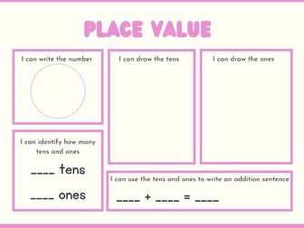 Place Value Worksheet (KS1)