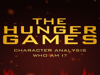 Character Analysis for The Hunger Games - Literary Module