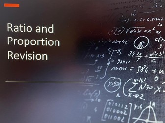 Ratio and Proportion Revision Booklet (inc solutions)