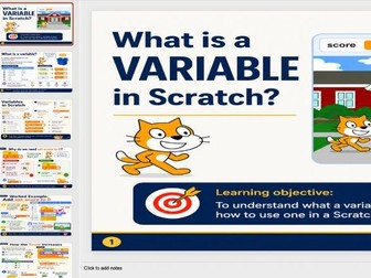 KS3 Scratch lesson ppt and handout