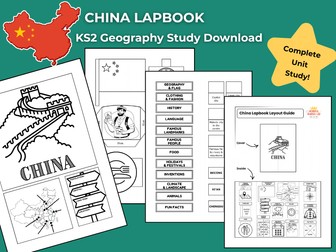 China KS2 Geography Activities | Lapbook