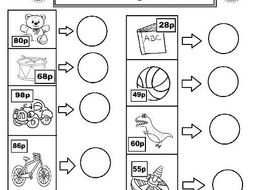 Money , change from £1 KS1 | Teaching Resources