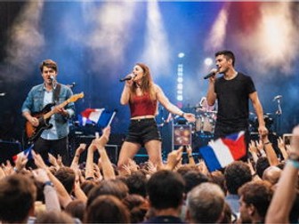 A Level French- La Musique Francophone et son Importance parmi les Jeunes Français - Texte & Carte