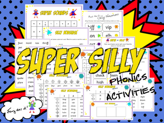 Super Silly Phonics Activities - Phonics Screen Preparation Aid