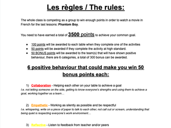 French Full lesson - Activities (translation, reading, grammar, writing) Revision festivals