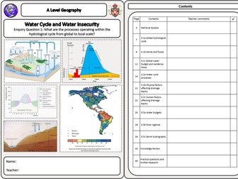 Water Booklets EQ 1. 2 and 3