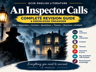 An Inspector Calls GCSE Revision Guide – Complete Resource
