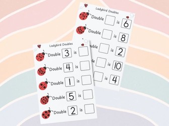 Ladybird Doubles STEM sentences